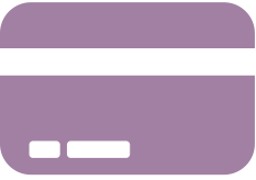 Tarjeta lila